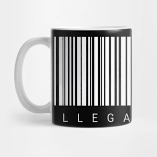 ilegal smile barcod art Mug
